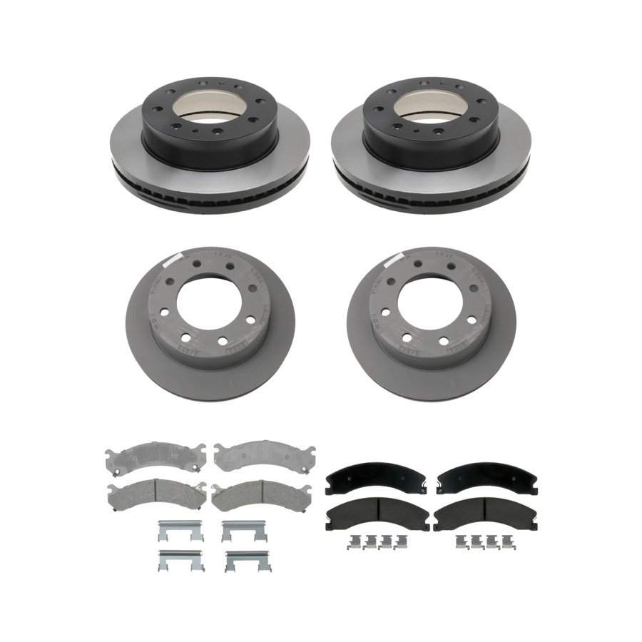 ACDelco Disc Brake Pads and Rotors Kit Front Rear For 09-19 Chevrolet Express