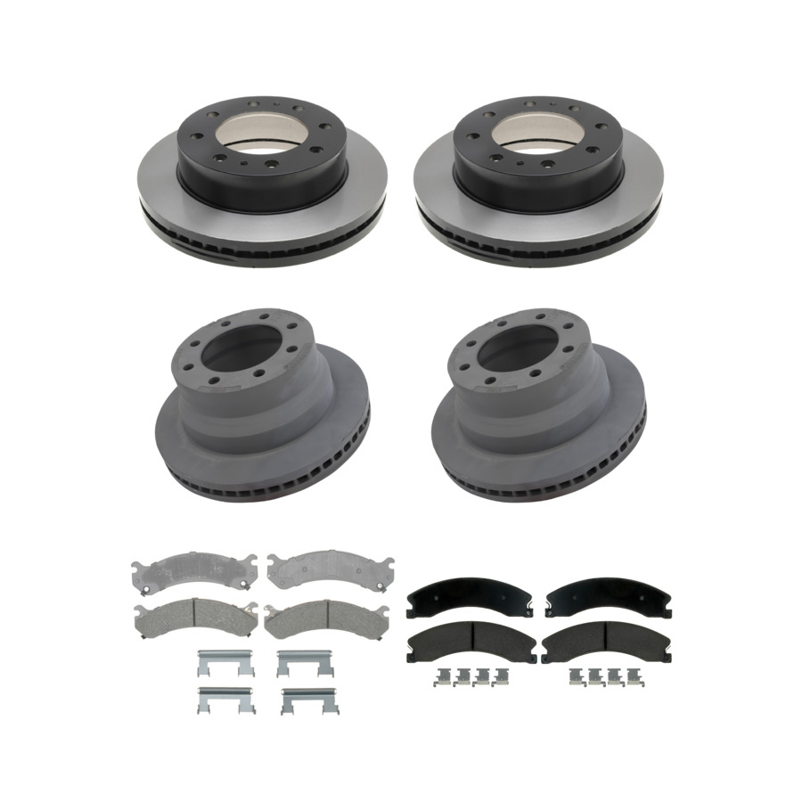 ACDelco Disc Brake Pads and Rotors Kit Front Rear For 09-19 Chevrolet Express
