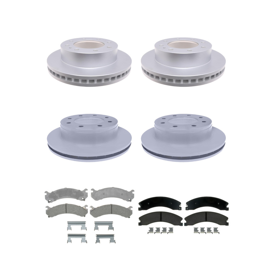 ACDelco Disc Brake Pads and Rotors Kit Front Rear For 09-17 Chevrolet Express
