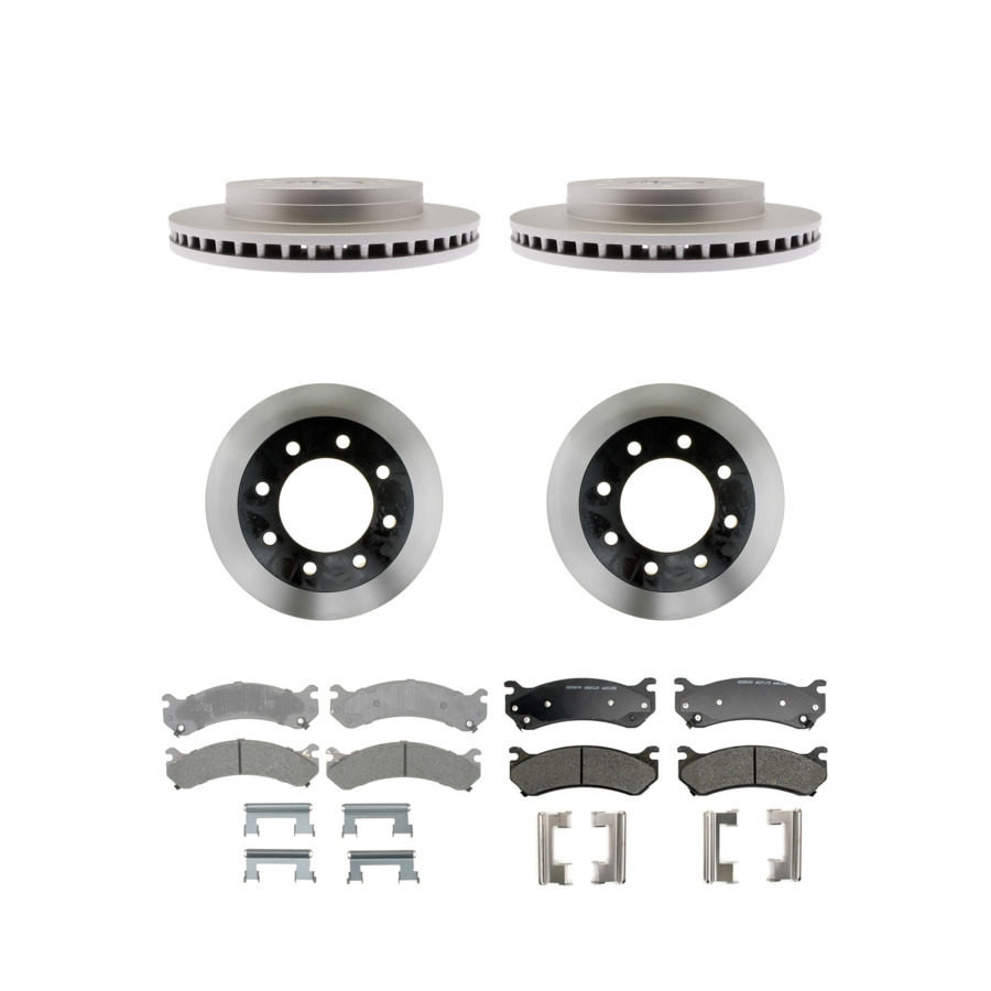 ACDelco Disc Brake Pads and Rotors Kit Front Rear For 00-07 GMC Sierra 1500