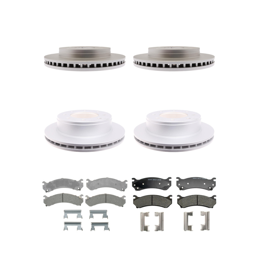 ACDelco Disc Brake Pads and Rotors Kit Front Rear For 00-07 GMC Sierra 1500