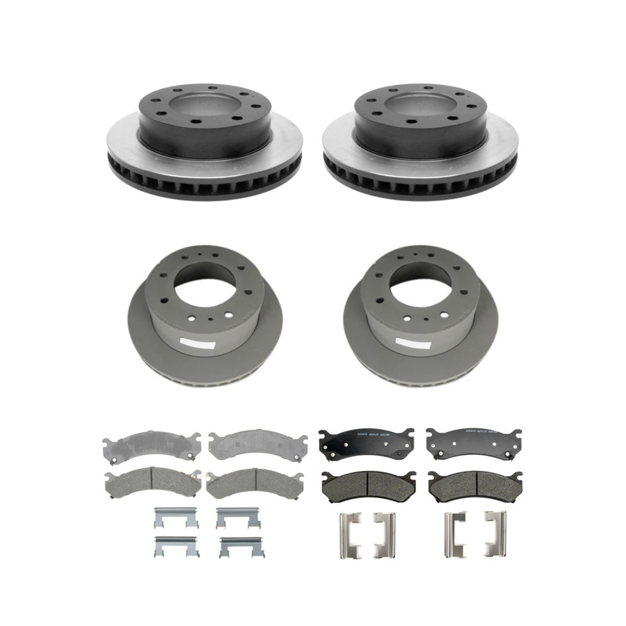 ACDelco Disc Brake Pads and Rotors Kit Front Rear For 11-13 Chevrolet Suburban