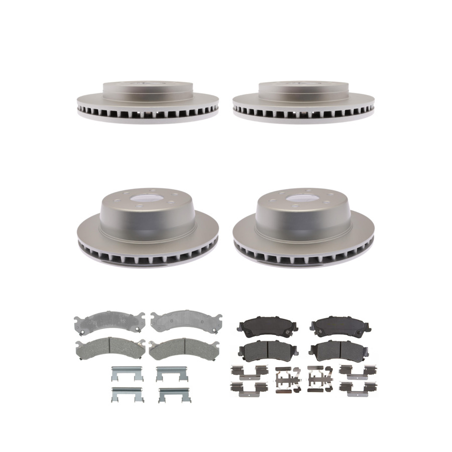 ACDelco Disc Brake Pads and Rotors Kit Front Rear For 01-06 GMC Sierra 1500