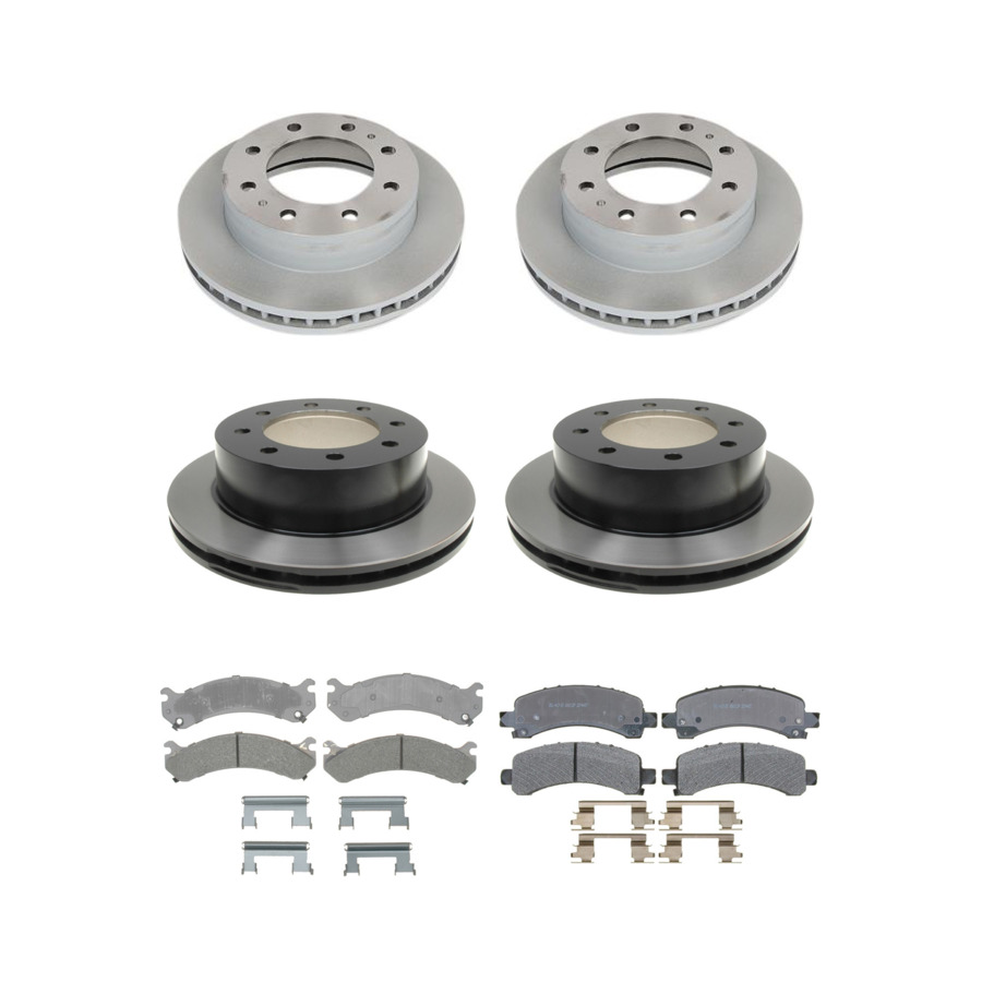 ACDelco Disc Brake Pads and Rotors Kit Front Rear For 03-17 Chevrolet Express