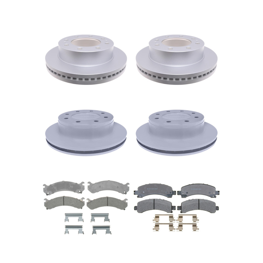 ACDelco Disc Brake Pads and Rotors Kit Front Rear For 05-17 Chevrolet Express
