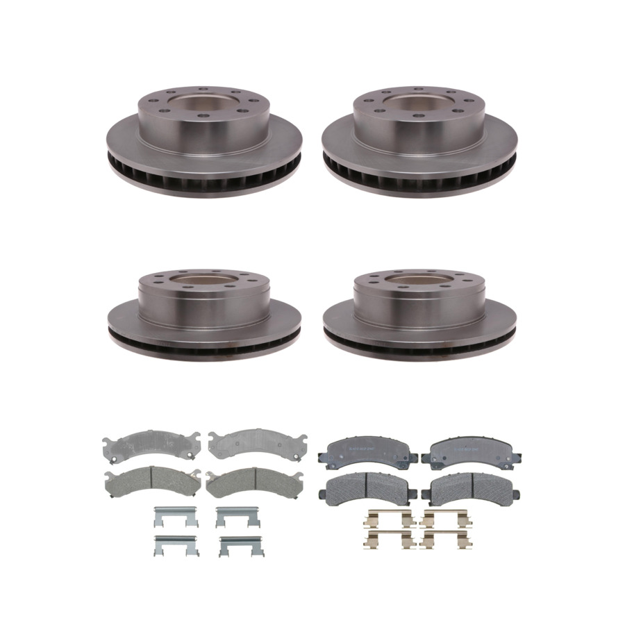 ACDelco Disc Brake Pads and Rotors Kit Front Rear For 08-17 Chevrolet Express