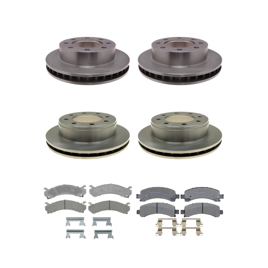 ACDelco Disc Brake Pads and Rotors Kit Front Rear For 03-17 GMC Savana 2500