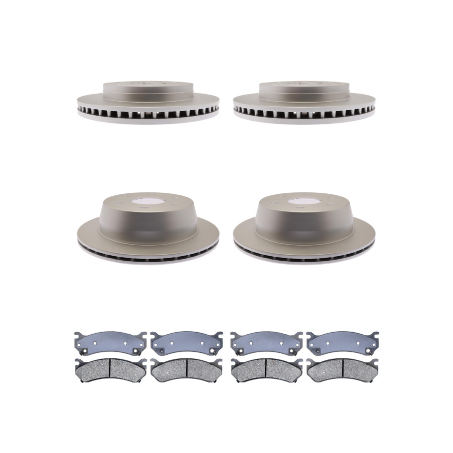 ACDelco Disc Brake Pads and Rotors Kit Front Rear For 99-07 Chevrolet Astro