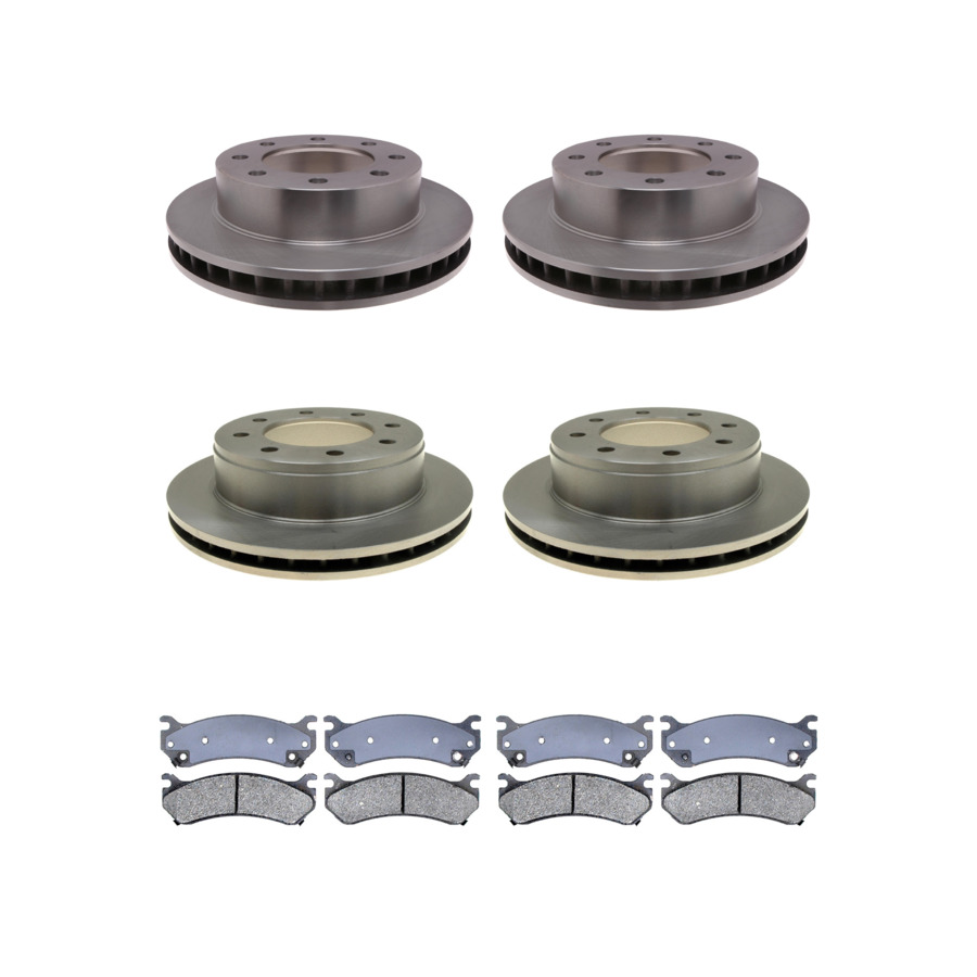 ACDelco Disc Brake Pads and Rotors Kit Front Rear For 99-09 GMC Sierra 1500