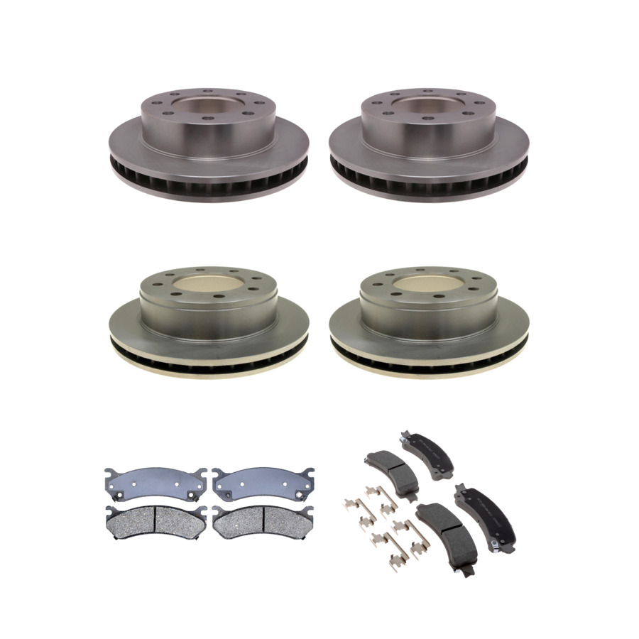 ACDelco Disc Brake Pads and Rotors Kit Front Rear For 03-05 GMC Savana 2500