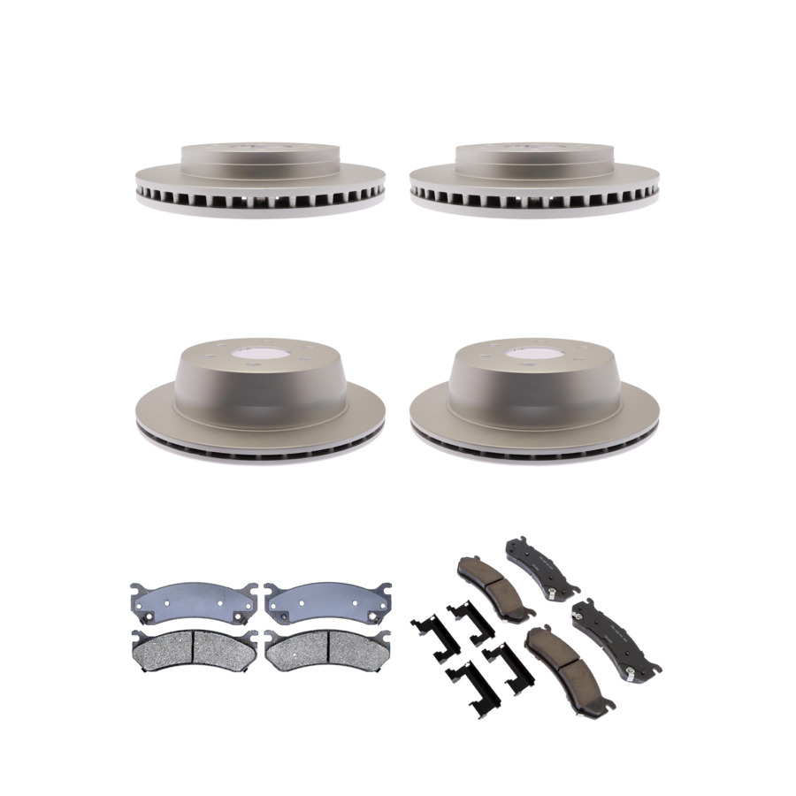 ACDelco Disc Brake Pads and Rotors Kit Front Rear For 99-07 Chevrolet Astro