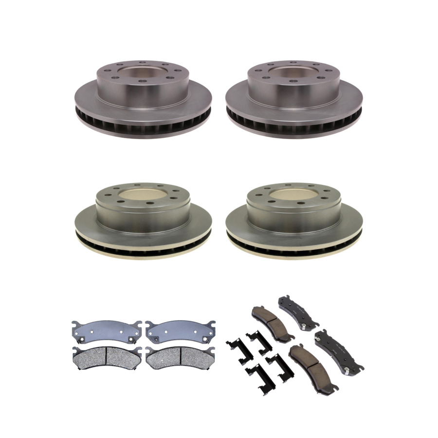ACDelco Disc Brake Pads and Rotors Kit Front Rear For 99-09 GMC Sierra 1500