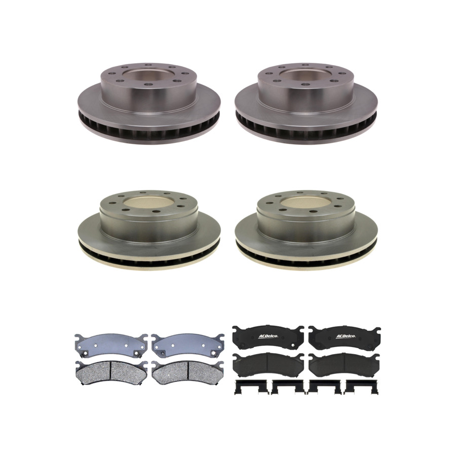 ACDelco Disc Brake Pads and Rotors Kit Front Rear For 99-09 GMC Sierra 1500