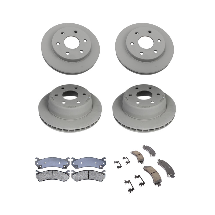 ACDelco Disc Brake Pads and Rotors Kit Front Rear For 02-08 Chevrolet Tahoe
