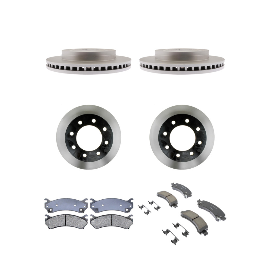 ACDelco Disc Brake Pads and Rotors Kit Front Rear For 03-05 GMC Savana 2500