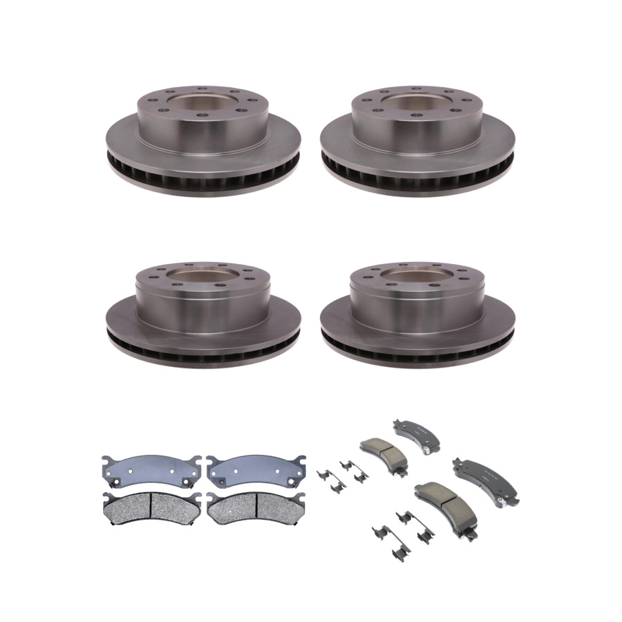 ACDelco Disc Brake Pads and Rotors Kit Front Rear For 03-05 Chevrolet Express