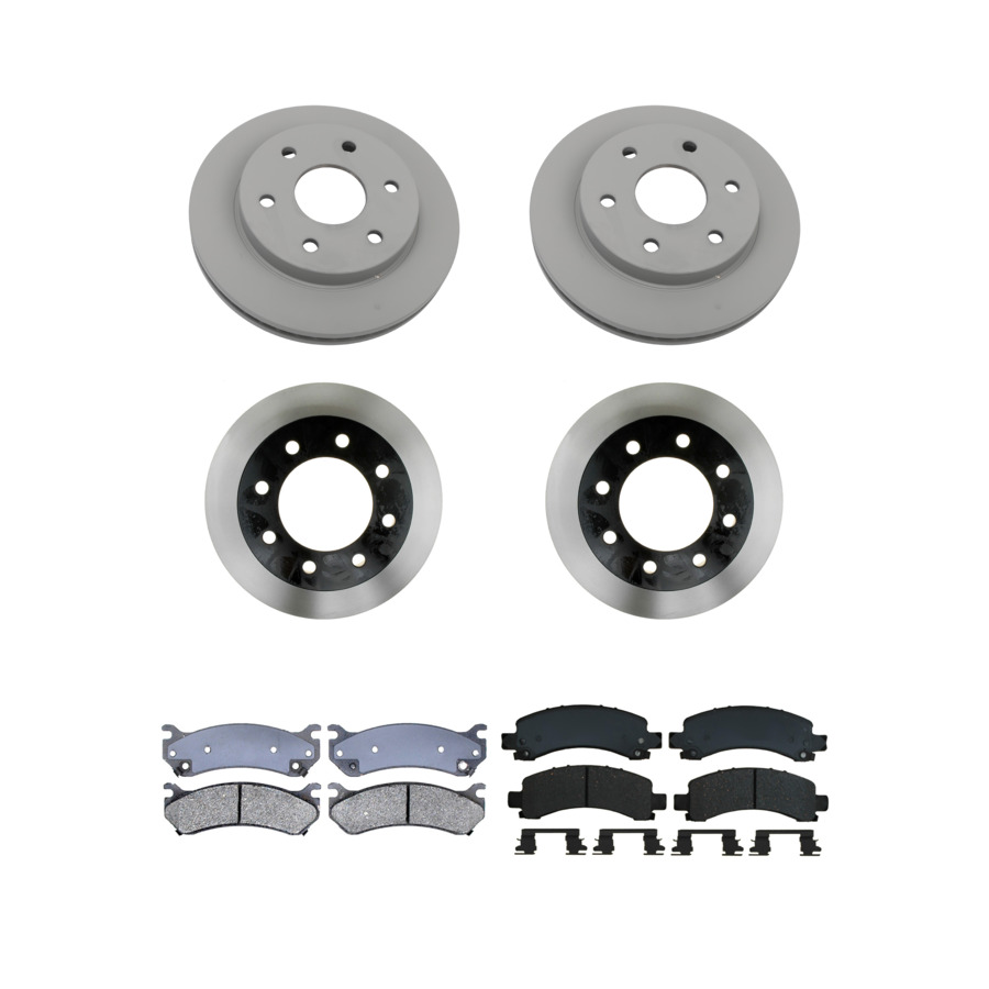 ACDelco Disc Brake Pads and Rotors Kit Front Rear For 03-05 GMC Savana 2500