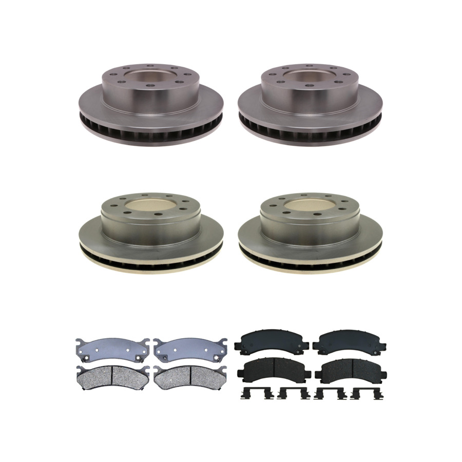 ACDelco Disc Brake Pads and Rotors Kit Front Rear For 03-05 GMC Savana 2500