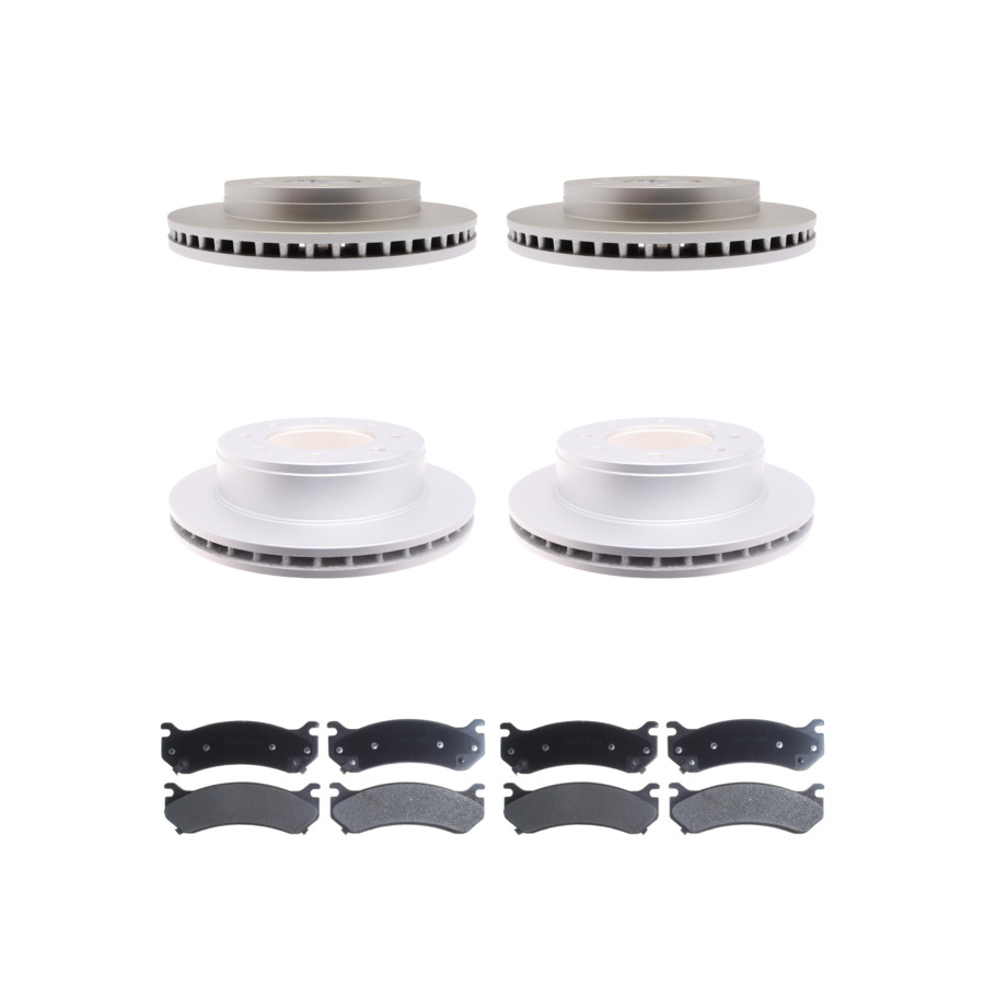 ACDelco Disc Brake Pads and Rotors Kit Front Rear For 00-07 GMC Sierra 1500