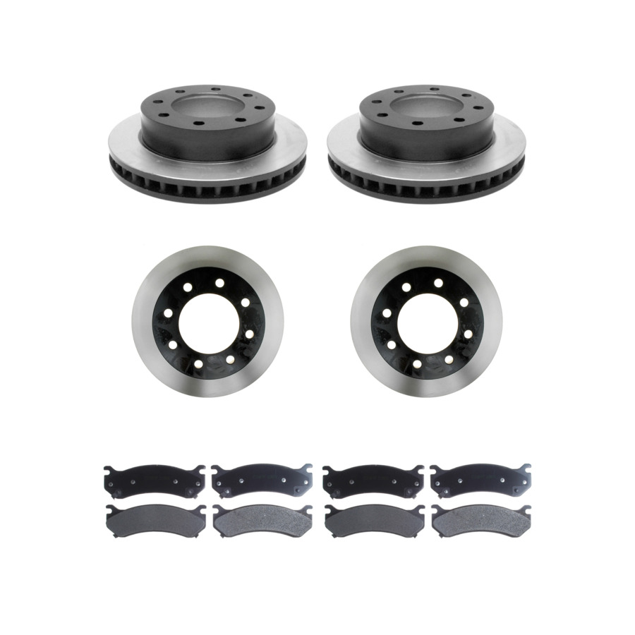 ACDelco Disc Brake Pads and Rotors Kit Front Rear For 99-09 GMC Sierra 1500