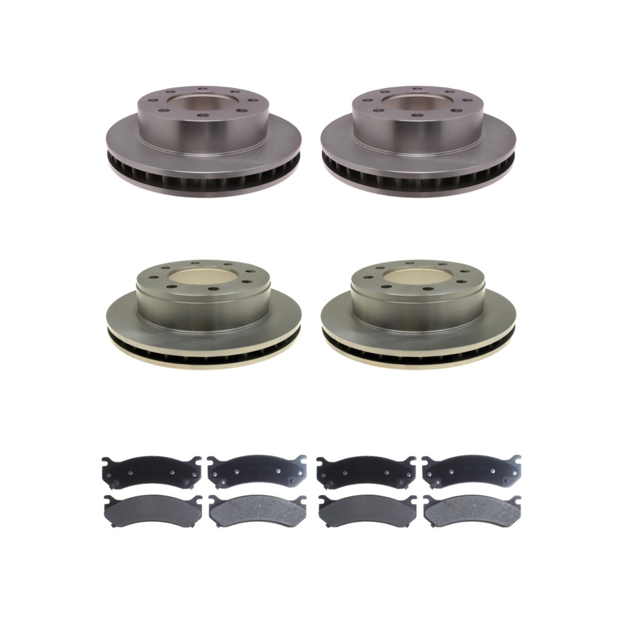 ACDelco Disc Brake Pads and Rotors Kit Front Rear For 99-09 GMC Sierra 1500