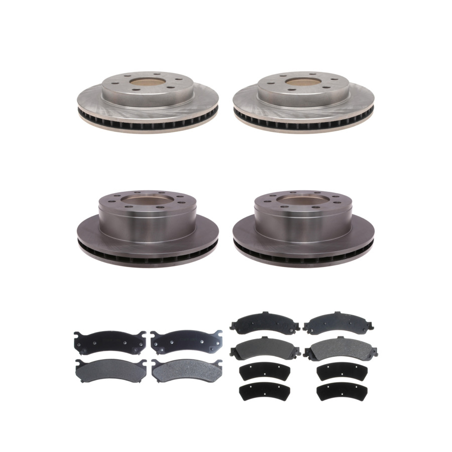 ACDelco Disc Brake Pads and Rotors Kit Front Rear For 2004 Chevrolet Silverado