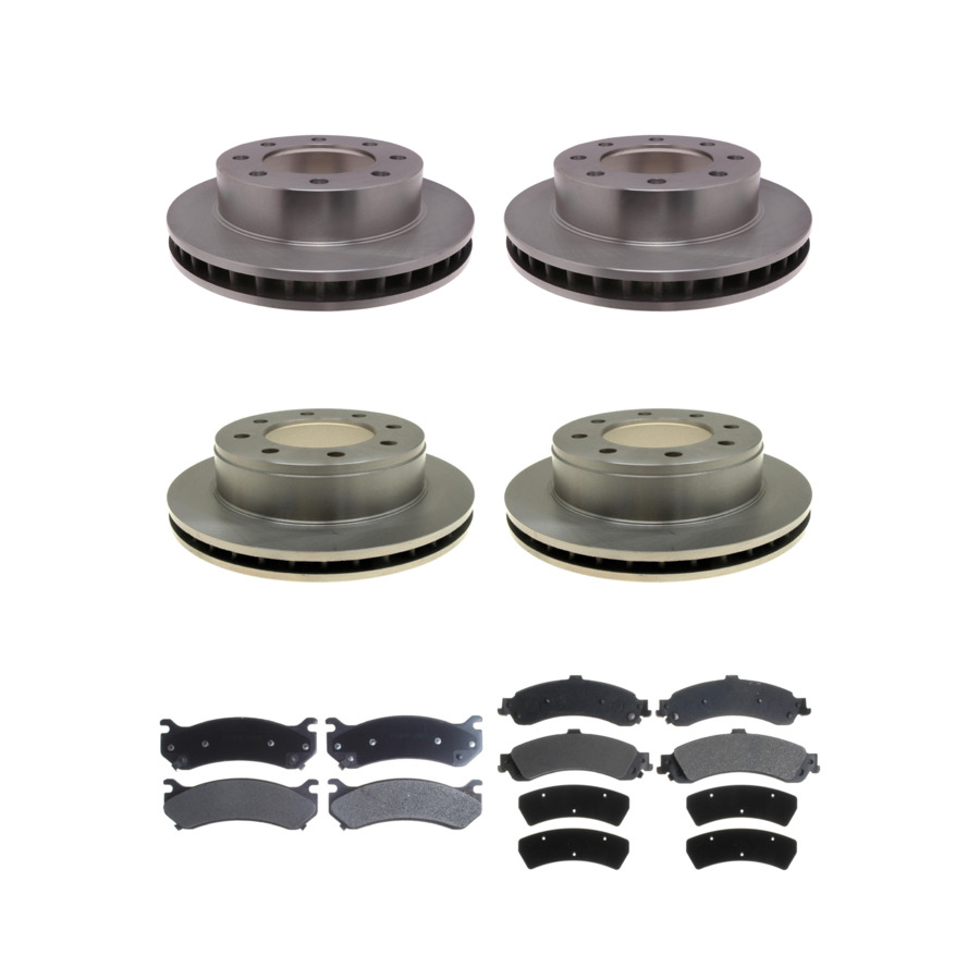 ACDelco Disc Brake Pads and Rotors Kit Front Rear For 01-06 GMC Sierra 1500