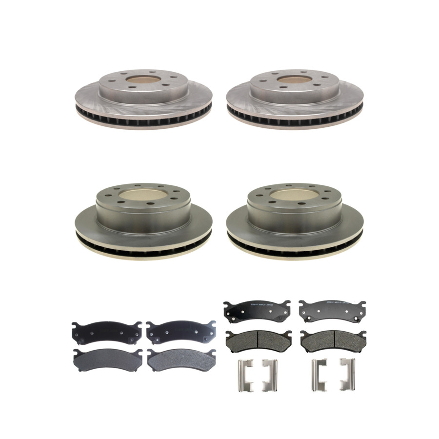 ACDelco Disc Brake Pads and Rotors Kit Front Rear For 00-07 GMC Sierra 1500