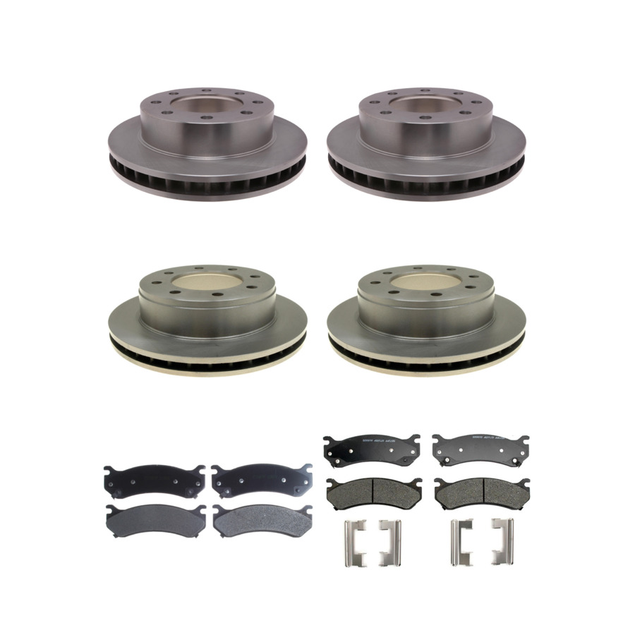 ACDelco Disc Brake Pads and Rotors Kit Front Rear For 99-09 GMC Sierra 1500