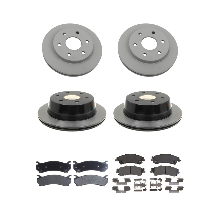 ACDelco Disc Brake Pads and Rotors Kit Front Rear For 99-07 Chevrolet Astro