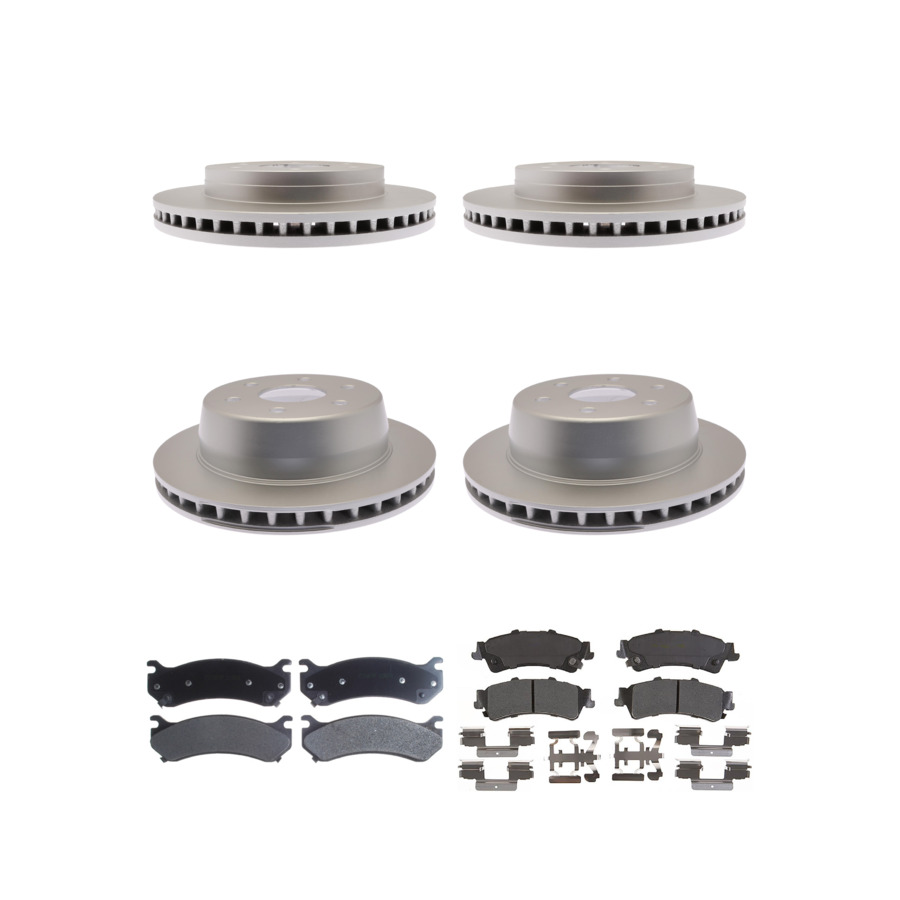 ACDelco Disc Brake Pads and Rotors Kit Front Rear For 00-06 GMC Sierra 1500