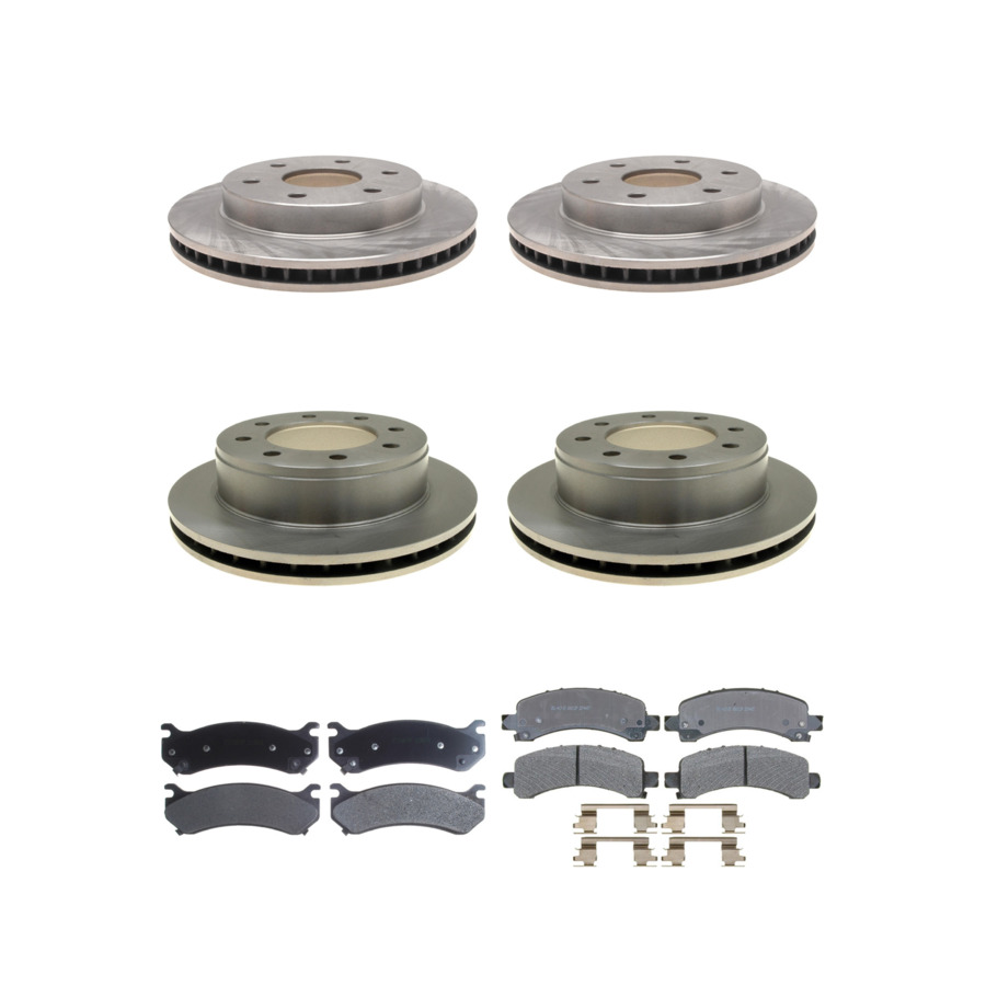 ACDelco Disc Brake Pads and Rotors Kit Front Rear For 03-05 GMC Savana 2500