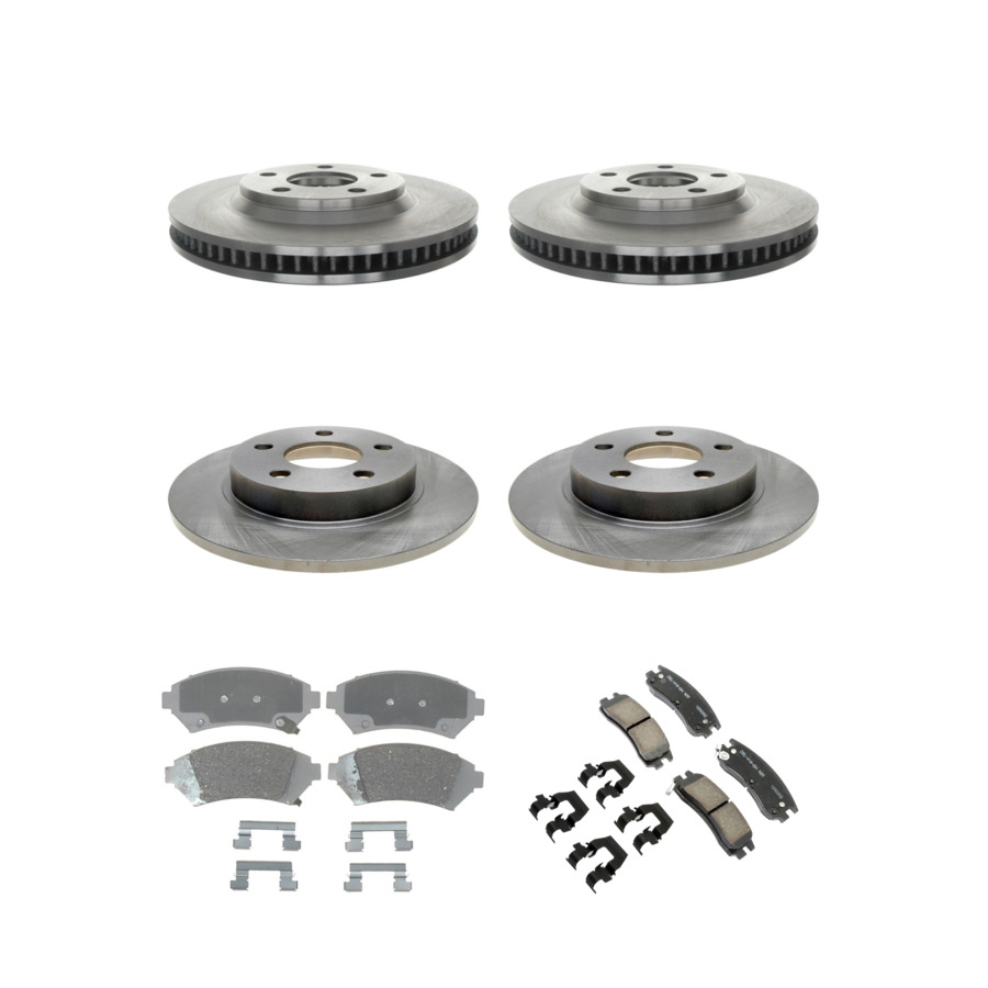 ACDelco Disc Brake Pads and Rotors Kit Front Rear For 2000-2005 Buick LeSabre