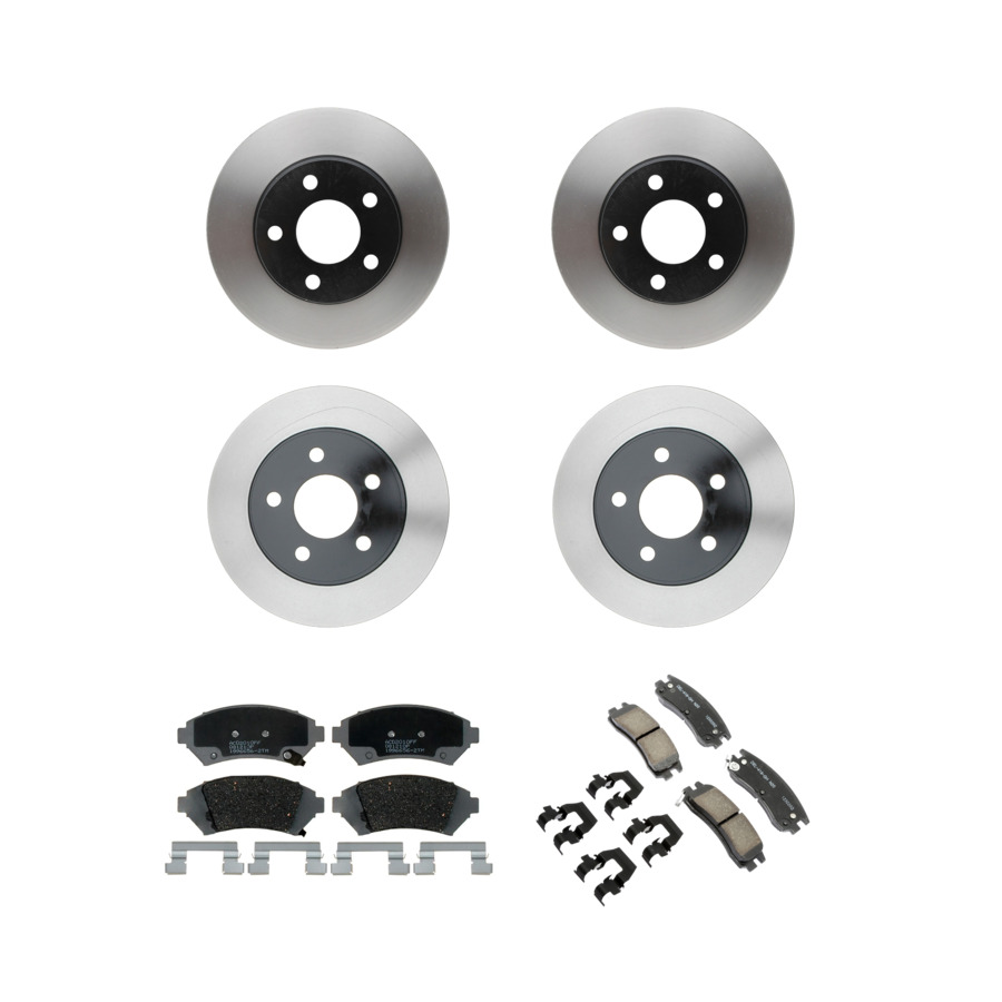 ACDelco Disc Brake Pads and Rotors Kit Front Rear For 2000-2005 Buick LeSabre
