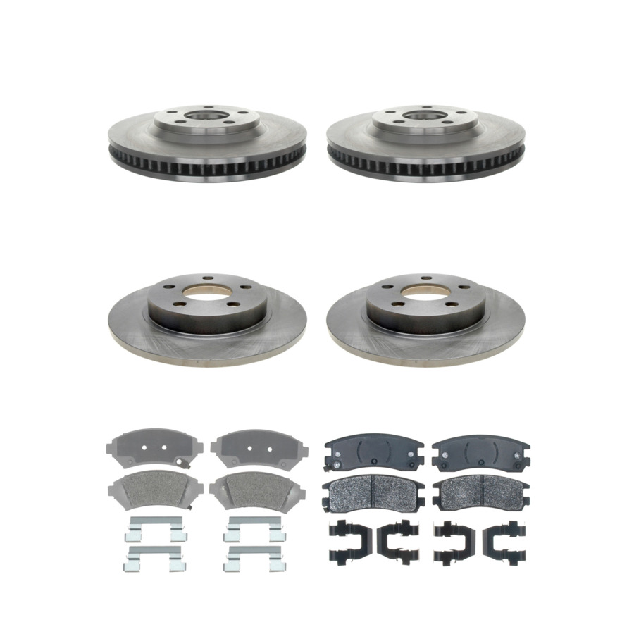 ACDelco Disc Brake Pads and Rotors Kit Front Rear For 2000-2005 Buick LeSabre