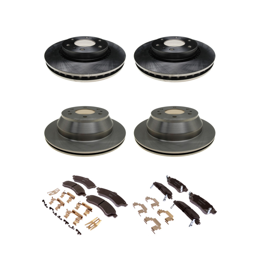 ACDelco Disc Brake Pads and Rotors Kit Front Rear For 2006 Chevrolet SSR