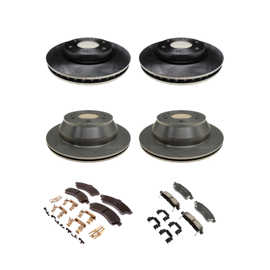 ACDelco Disc Brake Pads and Rotors Kit Front Rear For 2006 Chevrolet SSR
