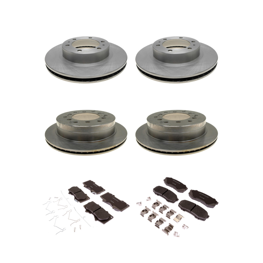 ACDelco Disc Brake Pads and Rotors Kit Front Rear For 03-09 Toyota 4Runner FJ
