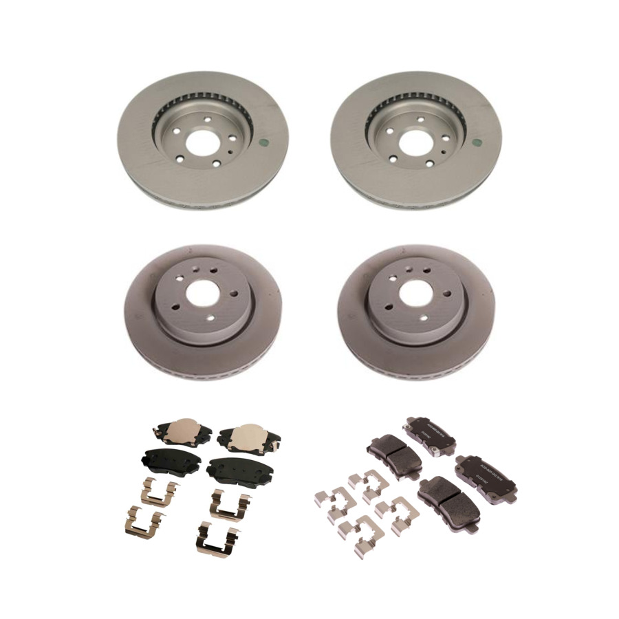 ACDelco Disc Brake Pads and Rotors Kit Front Rear For 12-16 Chevrolet Malibu