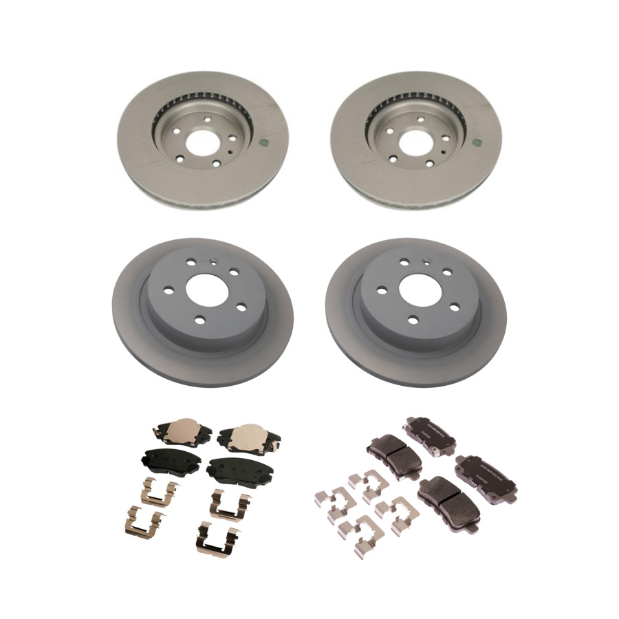 ACDelco Disc Brake Pads and Rotors Kit Front Rear For 12-16 Chevrolet Malibu