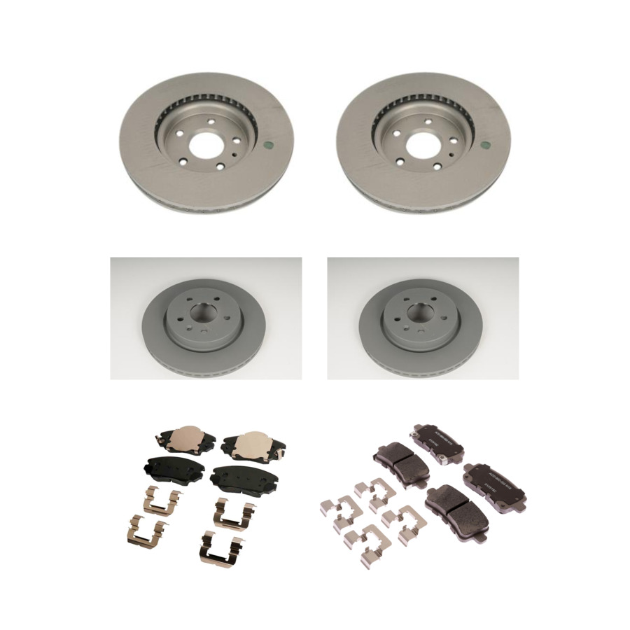 ACDelco Disc Brake Pads and Rotors Kit Front Rear For 12-16 Buick LaCrosse Regal