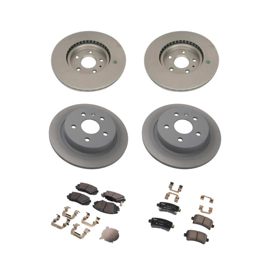 ACDelco Disc Brake Pads and Rotors Kit Front Rear For 12-17 Chevrolet Malibu