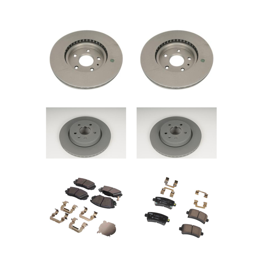 ACDelco Disc Brake Pads and Rotors Kit Front Rear For 12-16 Buick LaCrosse Regal