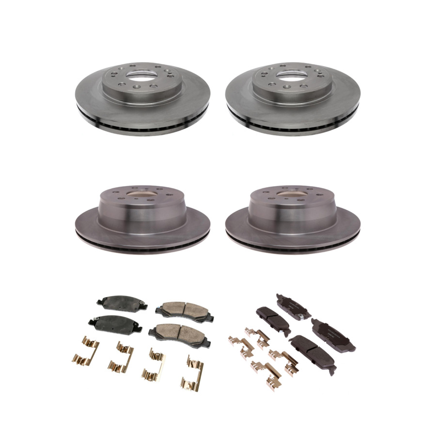 ACDelco Disc Brake Pads and Rotors Kit Front Rear For 08-14 Chevrolet Tahoe