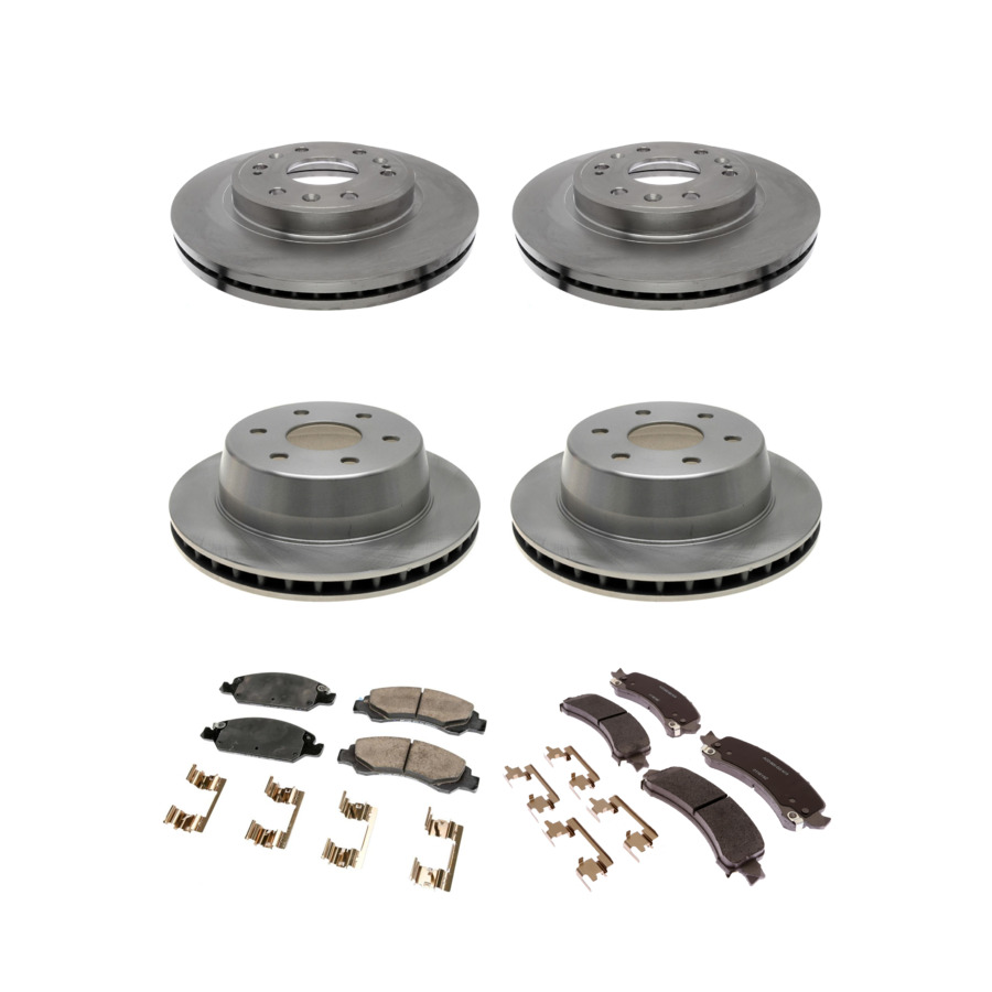 ACDelco Disc Brake Pads and Rotors Kit Front Rear For 09-14 Chevrolet Express