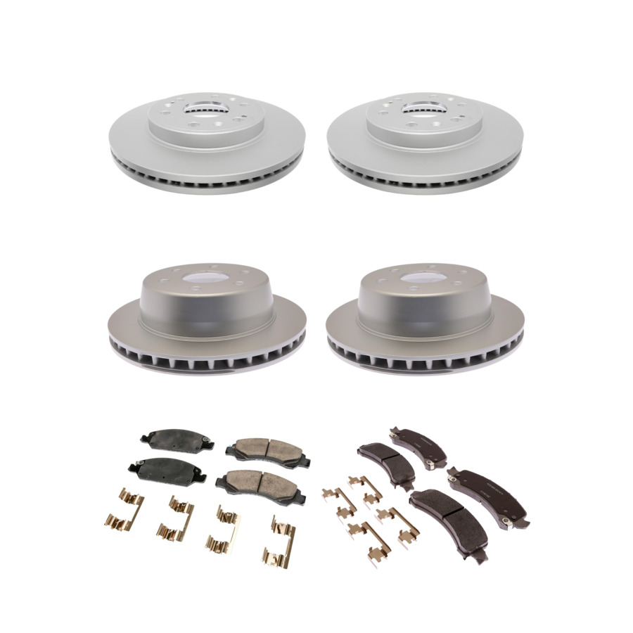 ACDelco Disc Brake Pads and Rotors Kit Front Rear For 09-14 Chevrolet Express