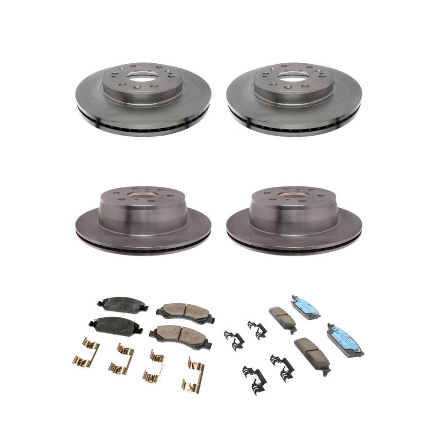 ACDelco Disc Brake Pads and Rotors Kit Front Rear For 08-14 Chevrolet Tahoe
