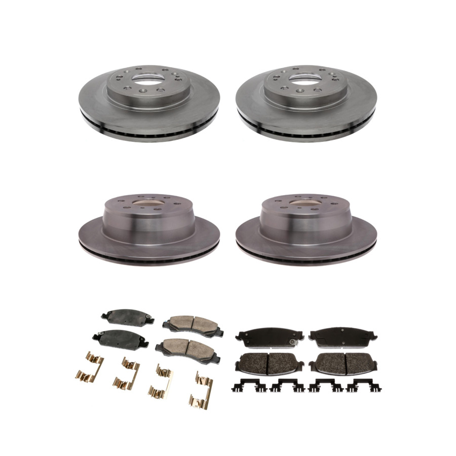 ACDelco Disc Brake Pads and Rotors Kit Front Rear For 08-14 Chevrolet Tahoe