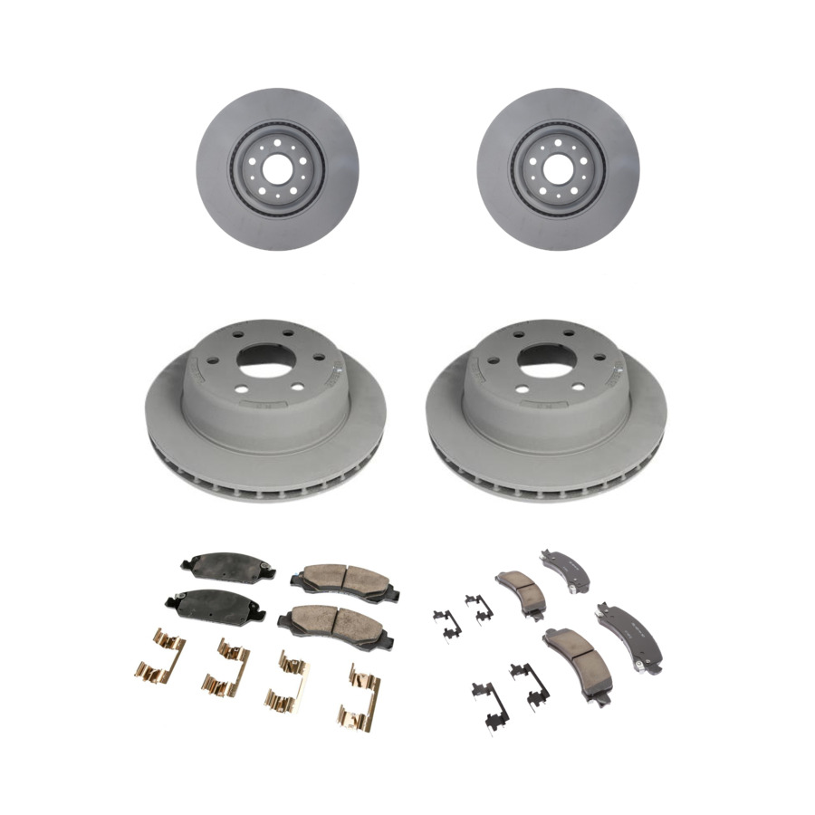 ACDelco Disc Brake Pads and Rotors Kit For 09-14 Chevrolet Express 1500 GMC
