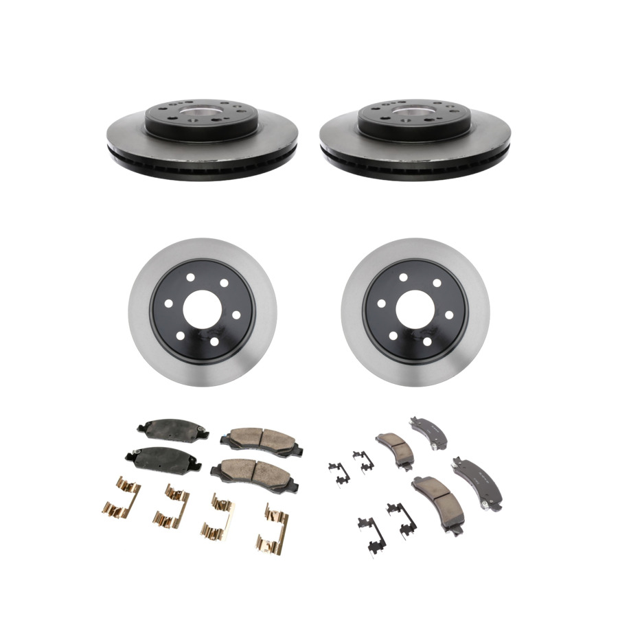 ACDelco Disc Brake Pads and Rotors Kit Front Rear For 09-14 Chevrolet Express